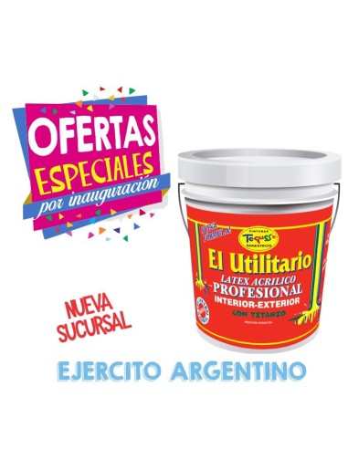LATEX PROFESIONAL EL UTILITARIO X 20LTS