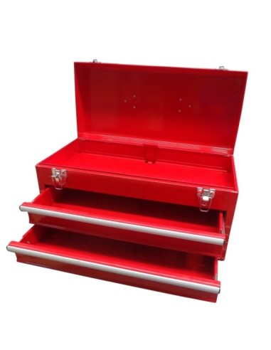 CAJA HERRAMIENTA  METALICA 21" 2 BANDEJAS REFORZADA