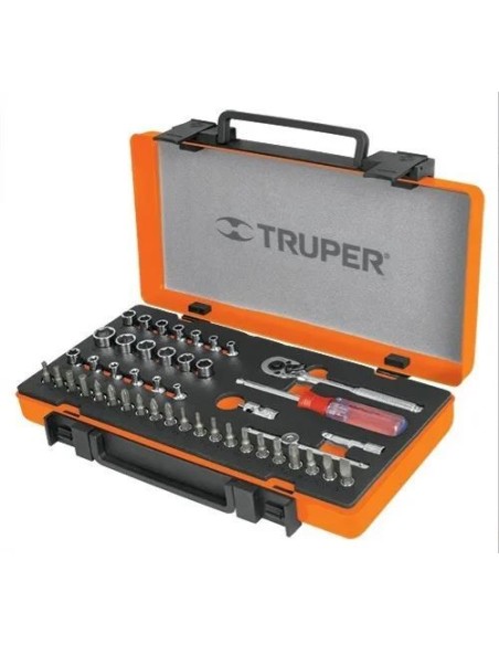 JUEGO DE BOCALLAVE 45 PIEZAS TRUPER JUEGO DE BOCALLAVE 45 PIEZAS TRUPER