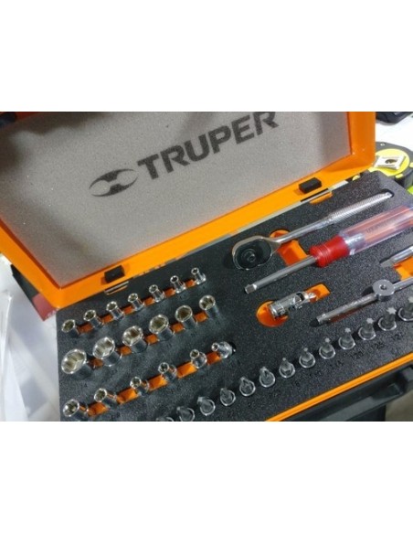 JUEGO DE BOCALLAVE 45 PIEZAS TRUPER JUEGO DE BOCALLAVE 45 PIEZAS TRUPER