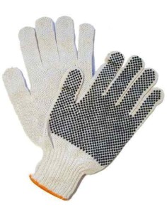 GUANTE TEJIDO CON MOTAS DE PVC