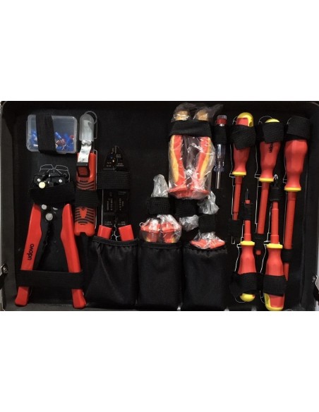 MALETIN CAJA HERRAMIENTA DIELECTRICAS 44 PZAS JUE99 UDOVO