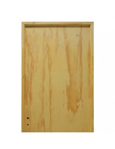 PUERTA PLACA PINO 0.80 CON MARCO DE MADERA