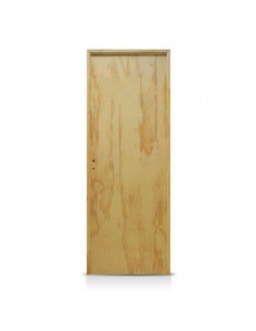 PUERTA PLACA PINO 0.80 CON MARCO DE MADERA 2