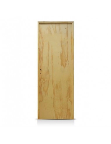 PUERTA PLACA PINO 0.80 CON MARCO DE MADERA