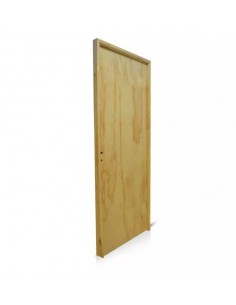 PUERTA PLACA PINO 0.70 CON MARCO DE MADERA 2