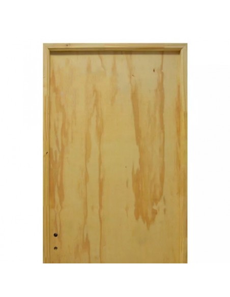 PUERTA PLACA PINO 0.70 CON MARCO DE MADERA