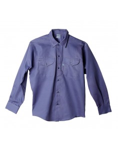 CAMISA AZUL/BEIGE GRAFA/OMBU TALLE 36 AL 48 2