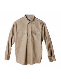 CAMISA AZUL/BEIGE GRAFA/OMBU TALLE 36 AL 48