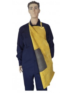 DELANTAL P/SOLDADOR CON REFUERZO DE PLOMO 2