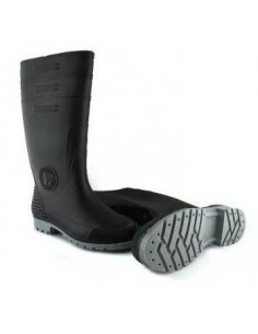 BOTA DE GOMA CAÑA LARGA COLOR NEGRO