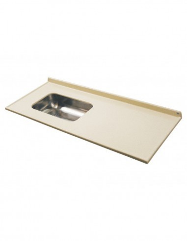 MESADA P/COCINA BACHA INT. 1,40MT BEIGE