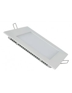 PLAFON LED EMB. CUAD. 24W FRIO