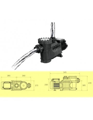 Bomba Para Piletas Vulcano 1/2hp Autocebante -...