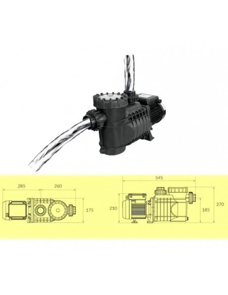 Bomba Para Piletas Vulcano 1/2hp Autocebante - 106010
