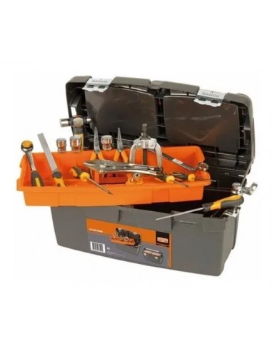 CAJA PLASTICA C/HERRAM. 28 PZAS.  BAHCO