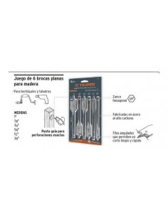 JUEGO 6 MECHA PLANAS/ESPADA TRUPPER 2