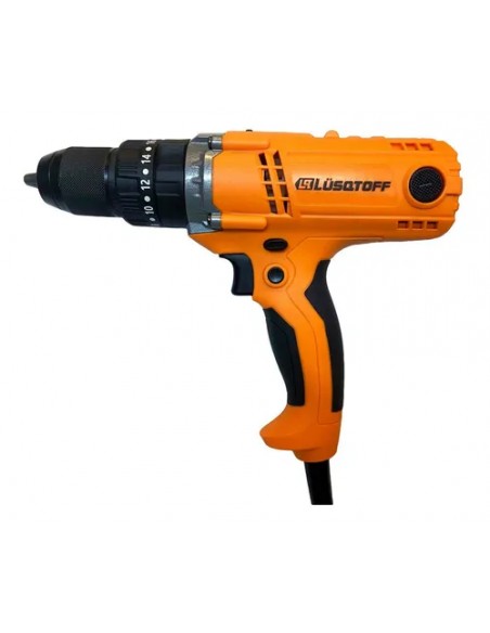 TALADRO C/PERCUTOR ATORNILLADOR .450W LUSQTOFF