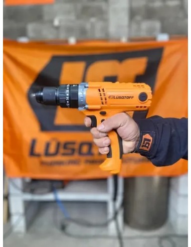 TALADRO C/PERCUTOR ATORNILLADOR .450W LUSQTOFF