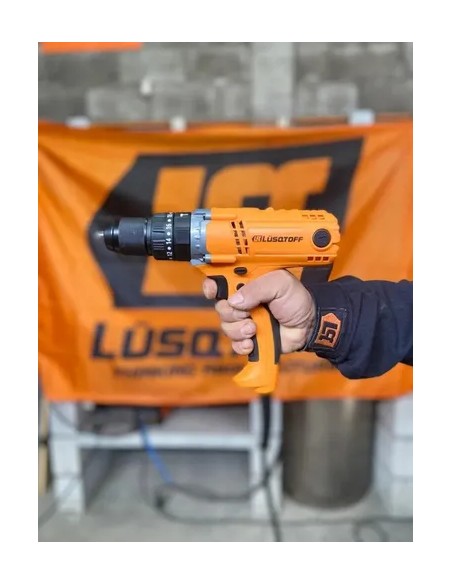 TALADRO C/PERCUTOR ATORNILLADOR .450W LUSQTOFF