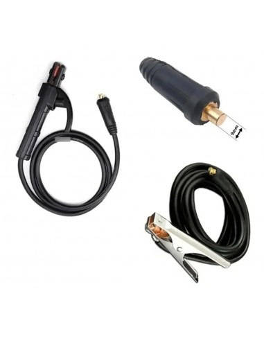 JUEGO DE PINZA MASA Y PORTA ELECTRODOS 300A