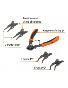 PINZA QUITA SEEGER (MANGO + 4 PTAS) TRUPER 2