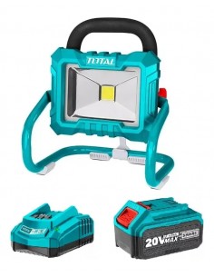 REFLECTOR LED A BATERIA 20W  C/ CARGADOR TOTAL 2