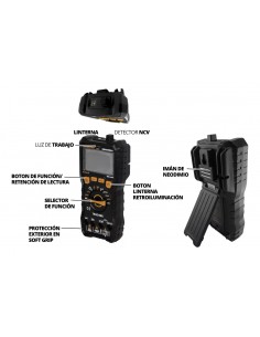 MULTÍMETRO DIGITAL 1000 V MDGL1000-9 LUSQTOFF 2