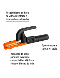 PINZA PORTA ELECTRODO 3OO AMP. TRUPER 2