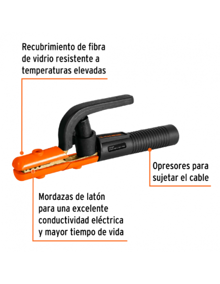 PINZA PORTA ELECTRODO 3OO AMP. TRUPER