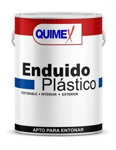 ENDUIDO PLASTICO INT/EXT x 1 LTS QUIMEX