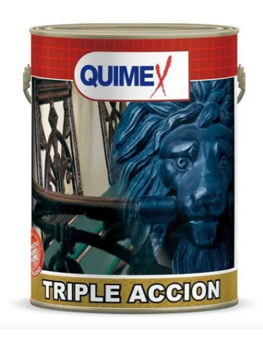 ESMALTE TRIPLE ACCION X 1/2L QUIMEX
