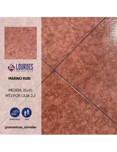 CER. (25x35) MARINO RUBI (2.22) P/MT