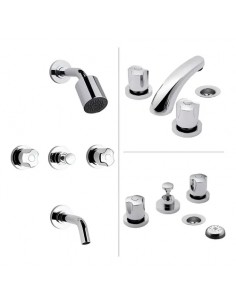 KIT GRIFERIA P/BAÑO PAMPA FV 0900.03/B6-CR