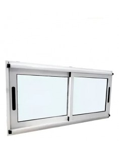 VENTANA CORREDIZA MODERNA 1.00X0.40 V/E