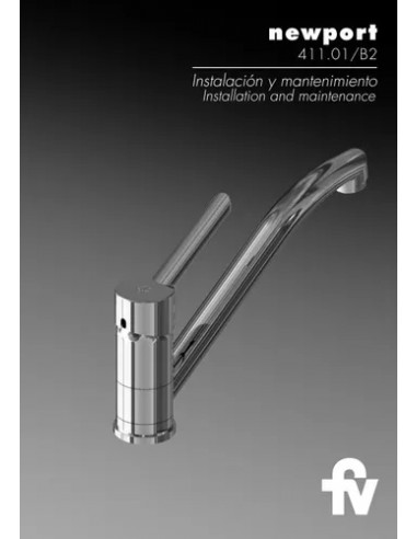 GRIFERÍA PARA COCINA FV 411.01/B2 MONOC NEWPORT