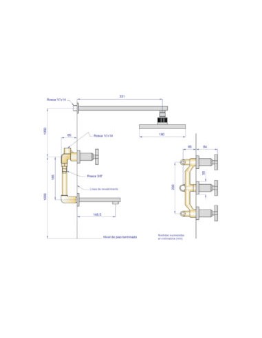 GRIF P/BAÑERA KUBIC CR SUDAMERICANA